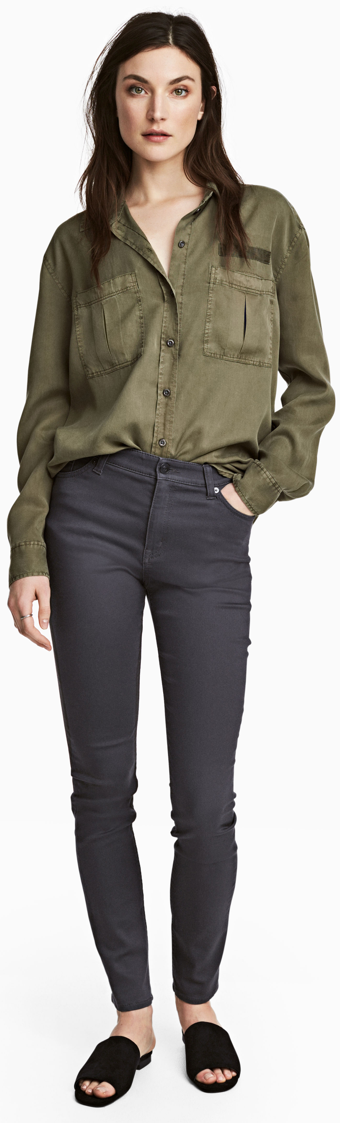 

Брюки H&M 0459232 36 Черные