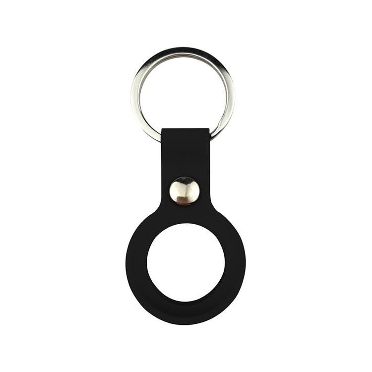 

Силиконовый брелок с кольцом для AirTag Black