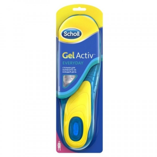 

Стельки женские GelActiv размер 38-42