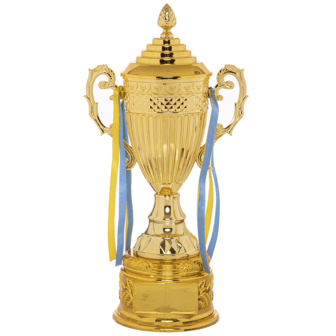 

Кубок спортивный с ручками и крышкой приз спортивный SP-Sport Heroe 078B высота 44 см Gold