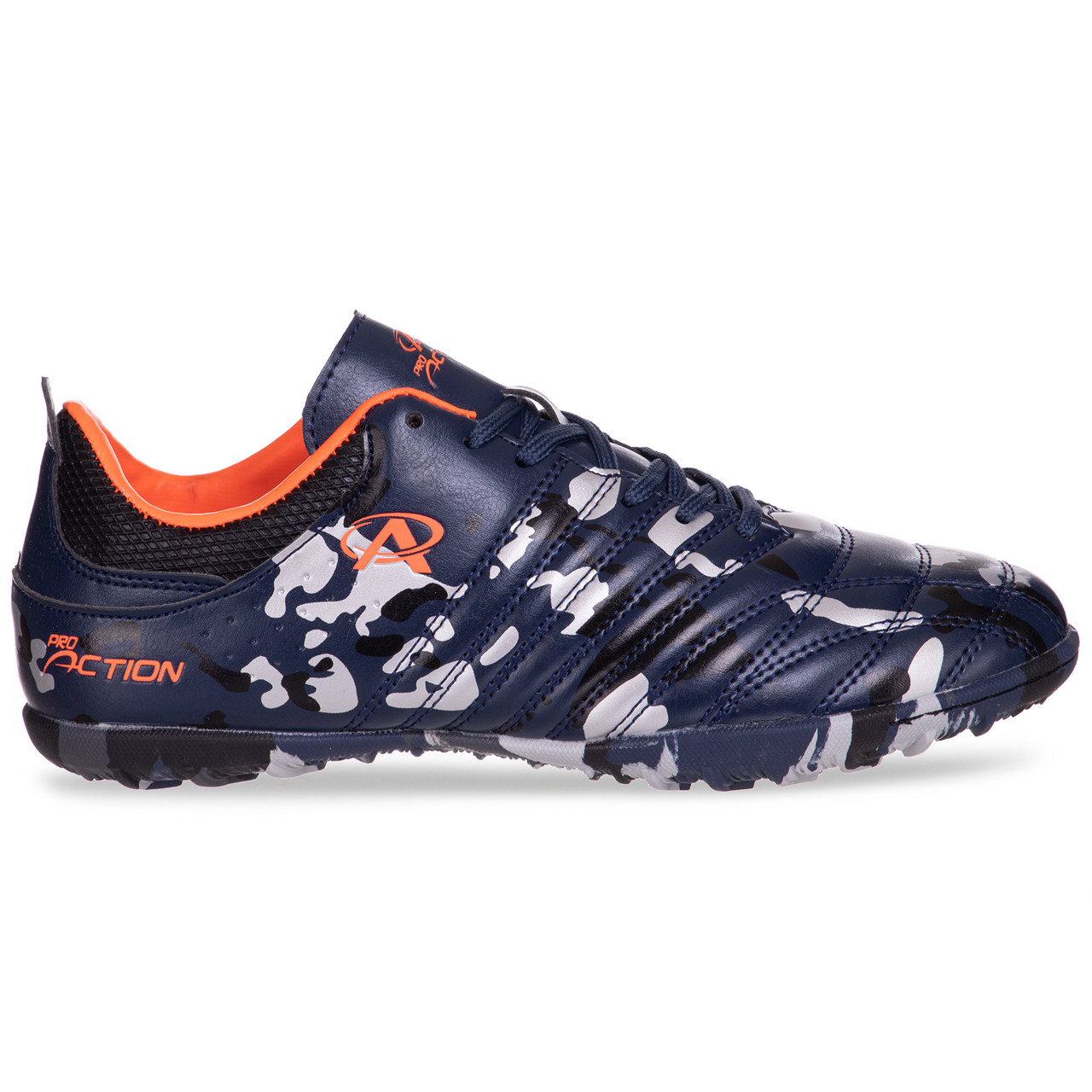

Сороконожки шиповки Pro Action Sprinter 19721-TF размер 38 Deep Blue-Orange