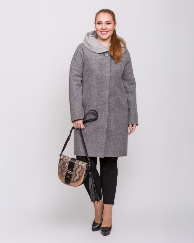 

Пальто Dimoda с капюшоном (2176-2) 50 размер