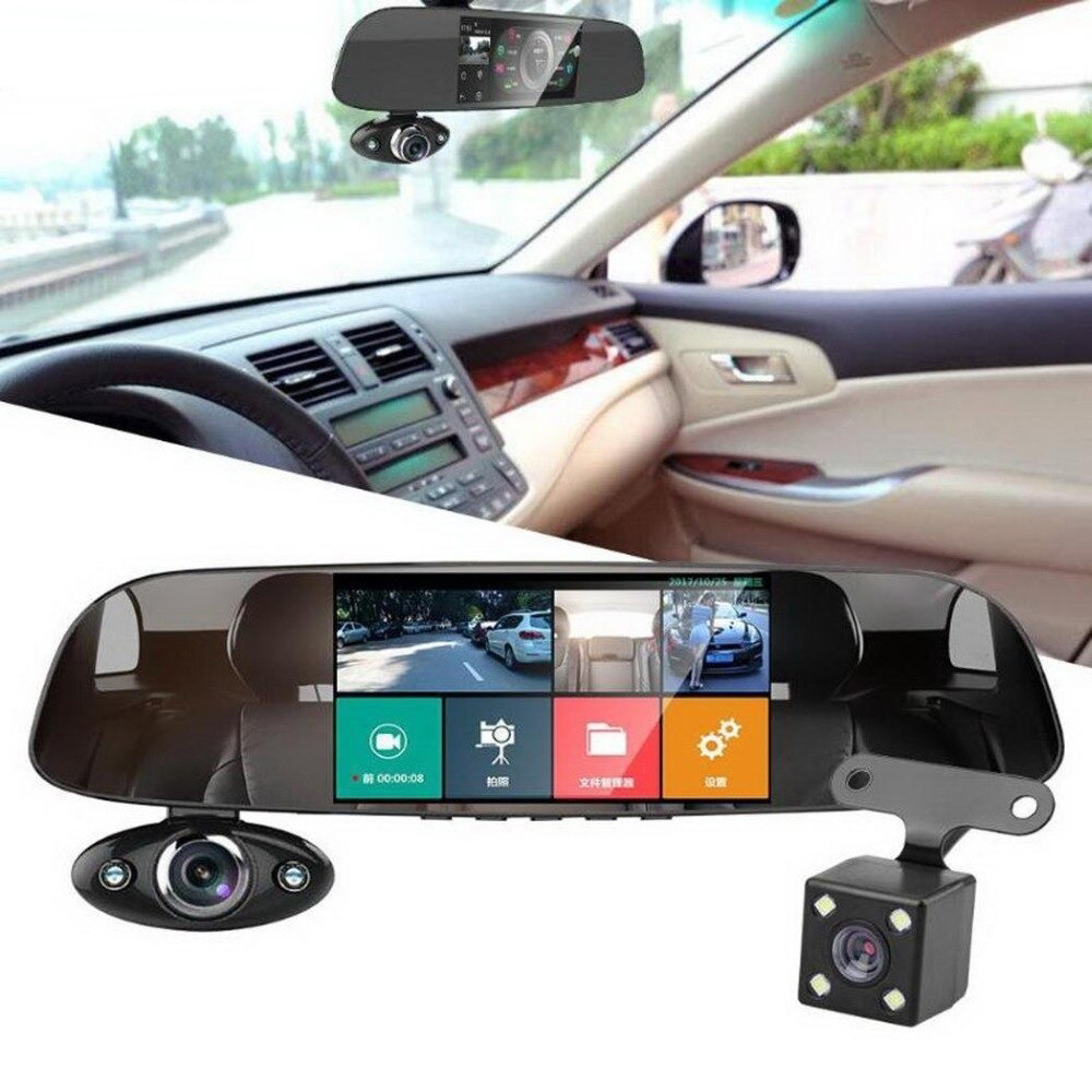 Видеорегистратор зеркало HD Touch Driving Recorder Blackbox G15 с ...