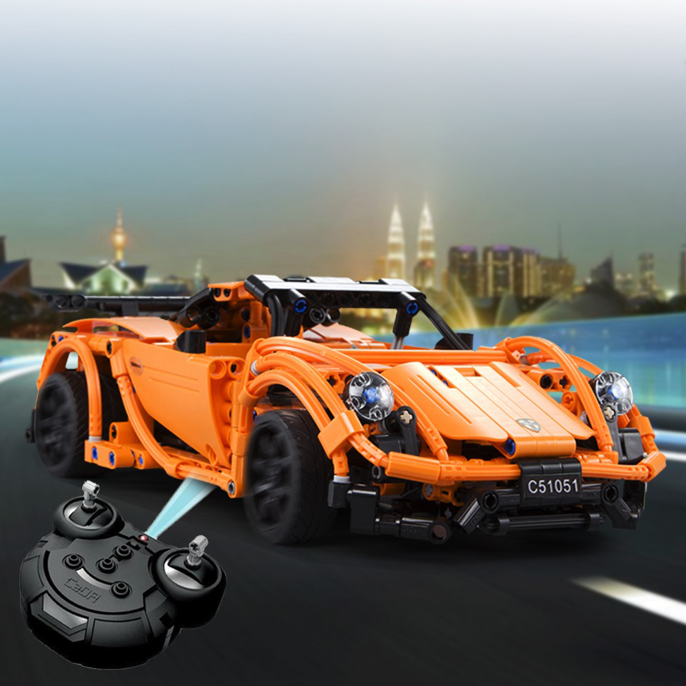 

Конструктор на радиоуправлении CaDa Technic 421 детали Спортивный гоночный автомобиль Porsche 918 (С51051W)