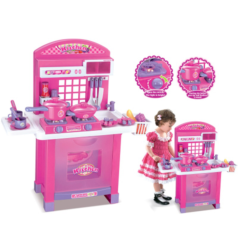 

Детский игровой набор кукольная кухня Dream Kitchen с эфектами света и звука от 2-х батареек типа «АА»