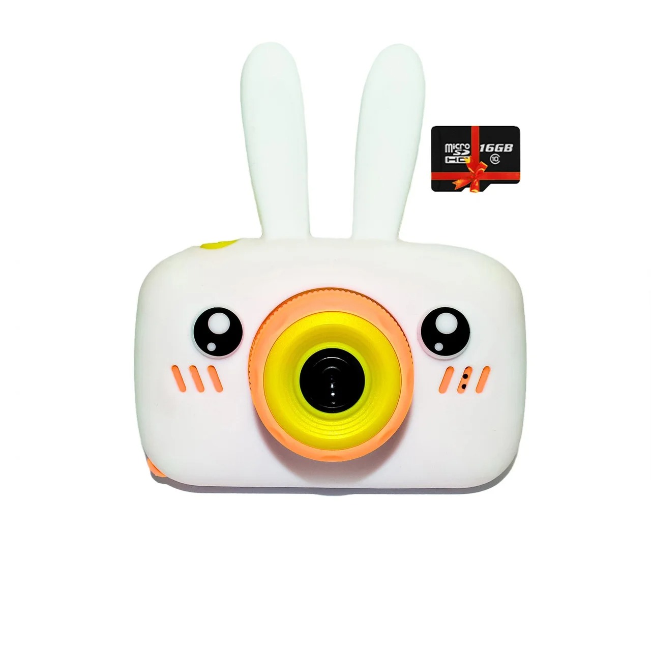 

Детская Фотокамера Kids Funny Camera 3.0 Pro Противоударный Фотоаппарат Full HD Белый + Карта памяти 16Гб