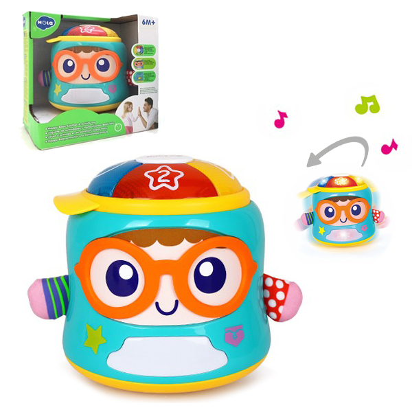 

Музыкальная развивающая игра для младенцев два режима Hola Toys Счастливый Младенец со световыми и звуковыми эффектами