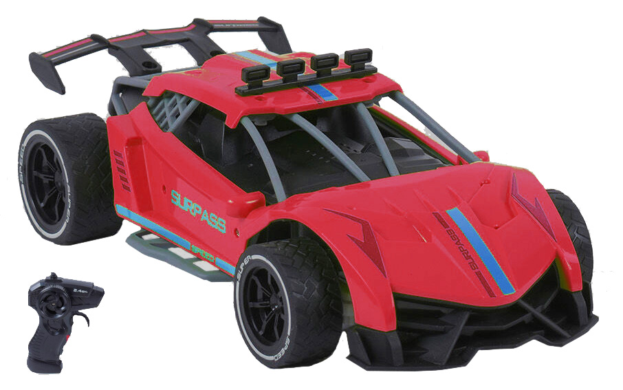 

Детская гоночная машина на радиоуправлении Ming 806-18 А, 3.6V, 2.4G красный