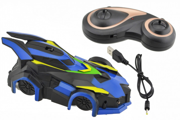 

Антигравитационная машинка радиоуправляемая игрушка Wall Climber MX-08 Blue