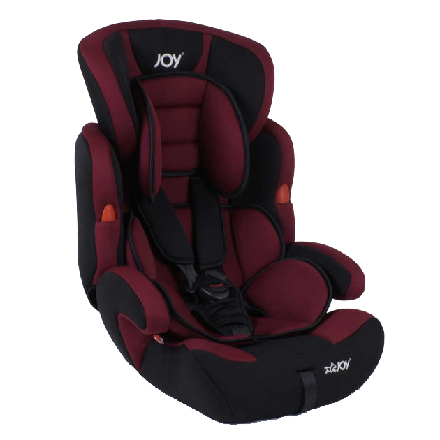 

Универсальное детское автокресло JOY NB-8555 черно-бордовый, от 9 до 36 кг, с бустером
