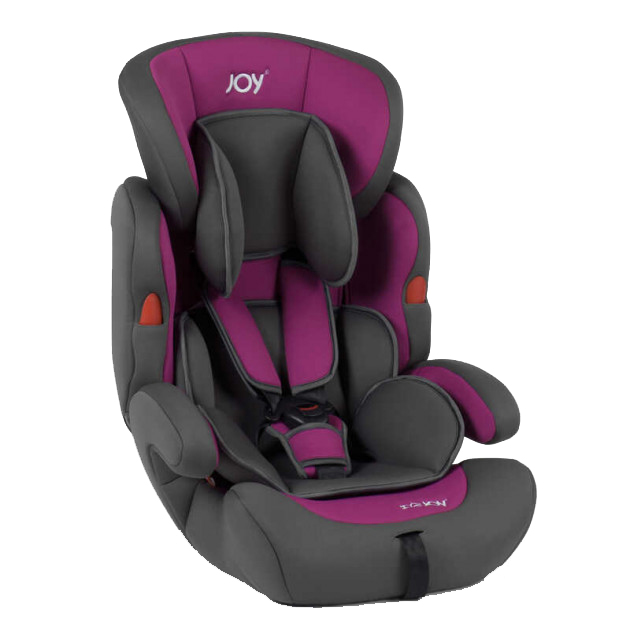 

Универсальное детское автокресло JOY NB-5003 серо-фиолетовый, от 9 до 36 кг, с бустером