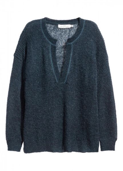 

Свитер H&M XS синий (1099-394)
