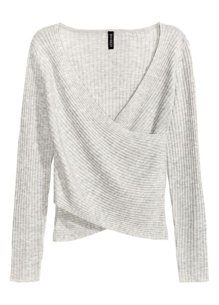 

Пуловер H&M M серый (1089-749)