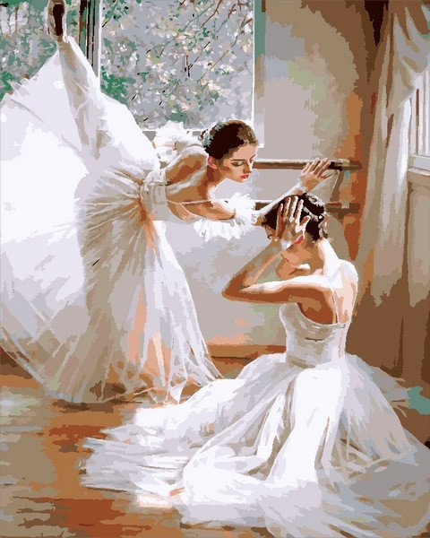 

Картина по номерам 40×50 см. Mariposa Балерины Художник Гуань Цзэцзуй (Q 1450)