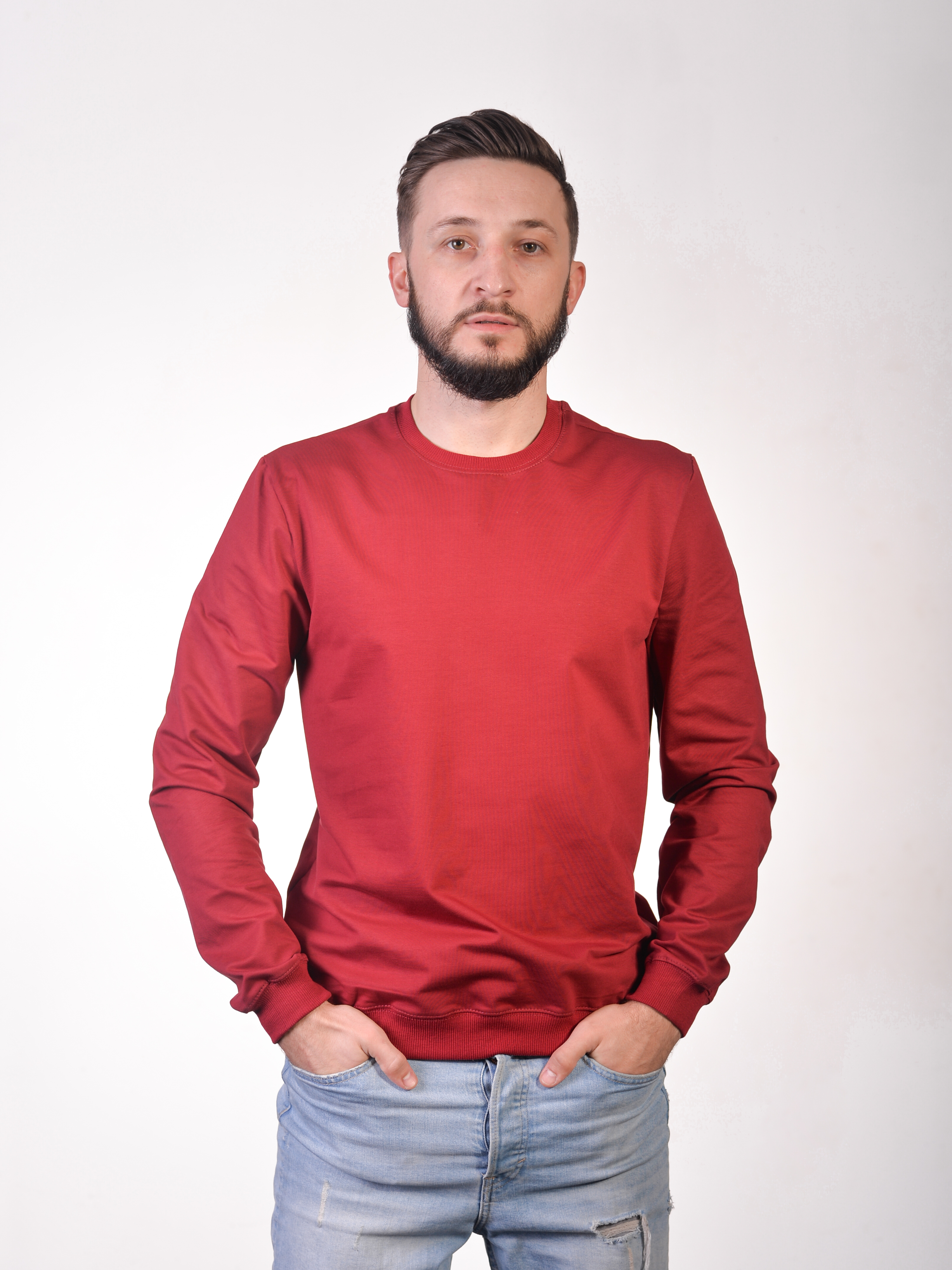 

Світшот чоловічий бордовий  Vudvud, Світшот чоловічий бордовий M Vudvud