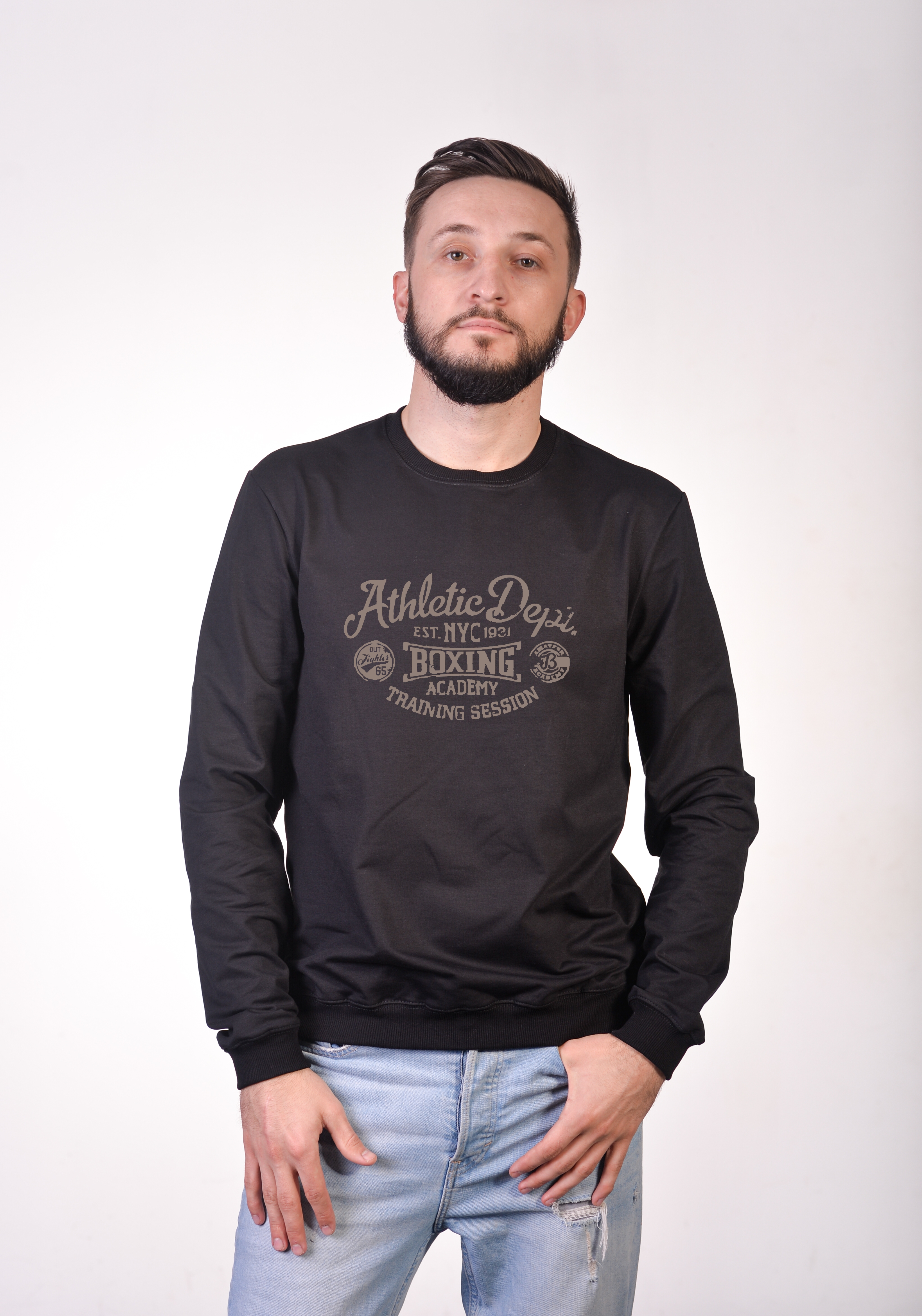 

Світшот Athletic Dept чоловічий чорний  Vudvud, Світшот Athletic Dept чоловічий чорний L Vudvud