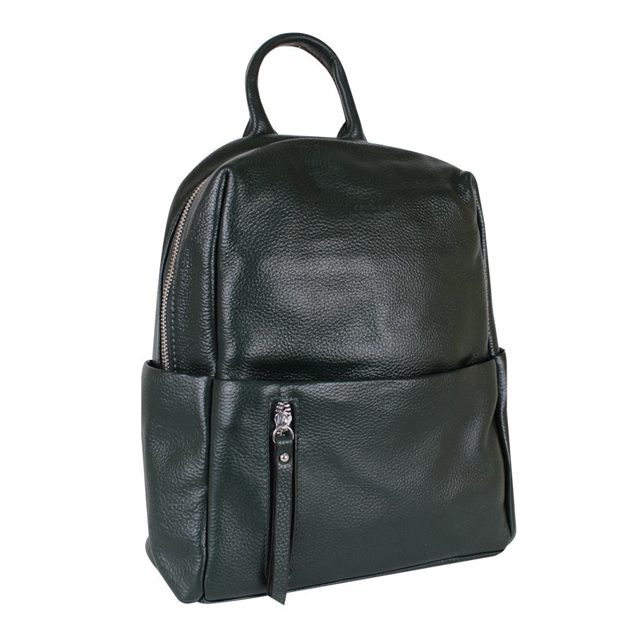 

Женский рюкзак кожаный de esse L29364-26 Изумрудный