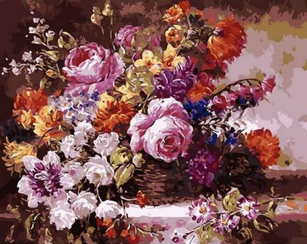 

Картина по номерам 40×50 см. Mariposa Роскошный букет (Q 1363)