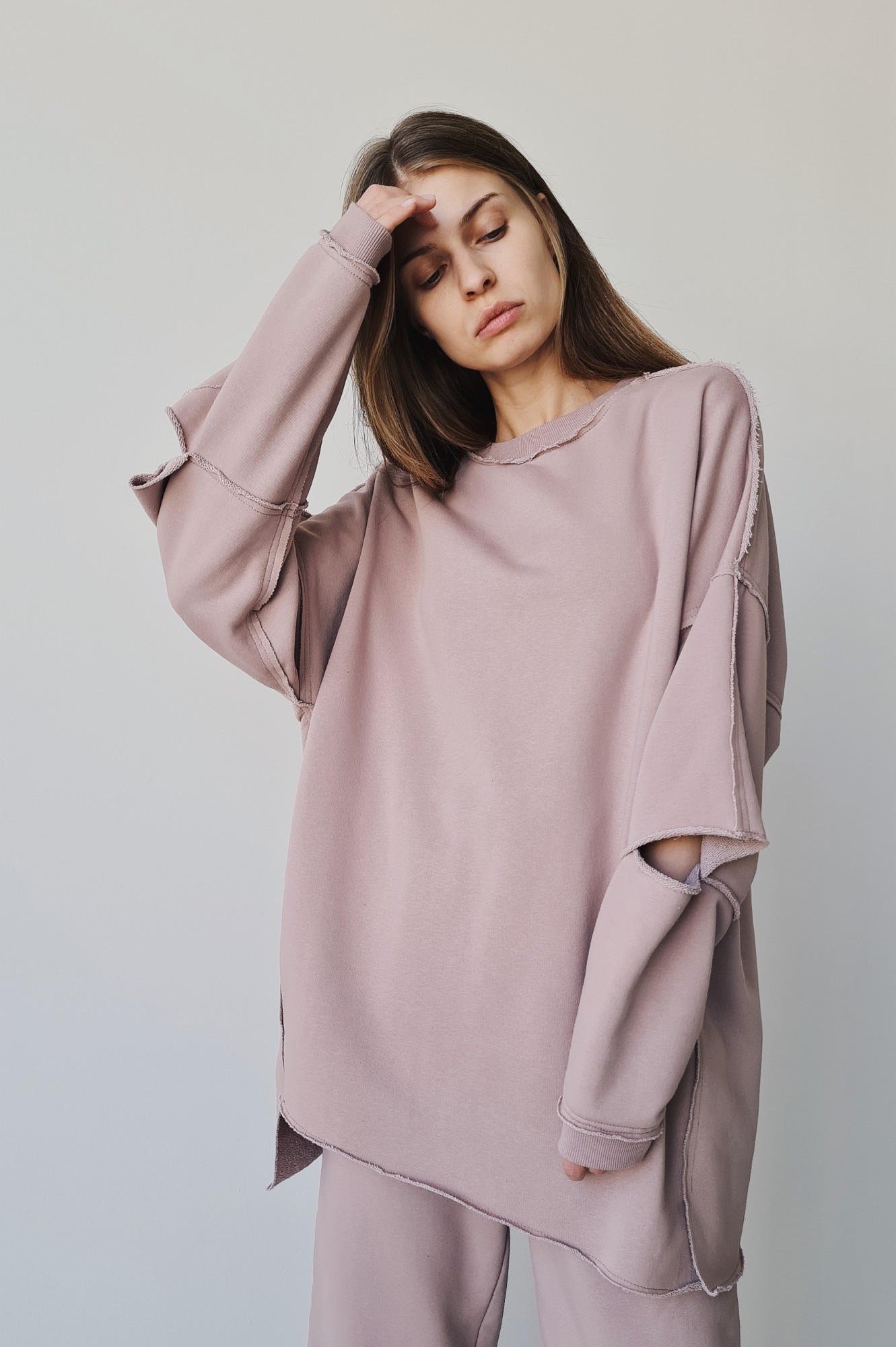 

Свитшот Stlkatin 000000743 XS/S какао oversize