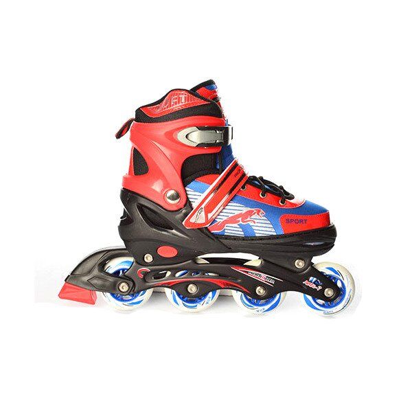 

Детские роликовые коньки Profi A 12095-M-R (35-438) Красный, раздвижные, колеса ПУ 70 мм