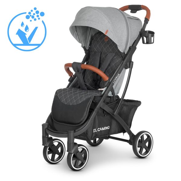 

Прогулочная коляска El Camino ME 1090L LOONA Gray