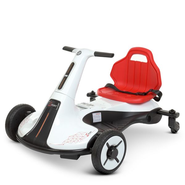 

Детский Дрифт-карт M 4558-1 Bambi racer с двумя моторами по 45 w Белый