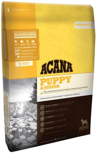 

Сухой корм Acana Puppy & Junior 6 кг для щенков средних пород (цыпленок, камбала)