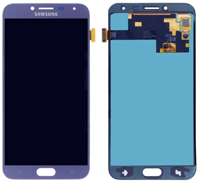 

Дисплей Samsung J400 Galaxy J4 2018 голубой (TFT экран, тачскрин, стекло в сборе) High Copy