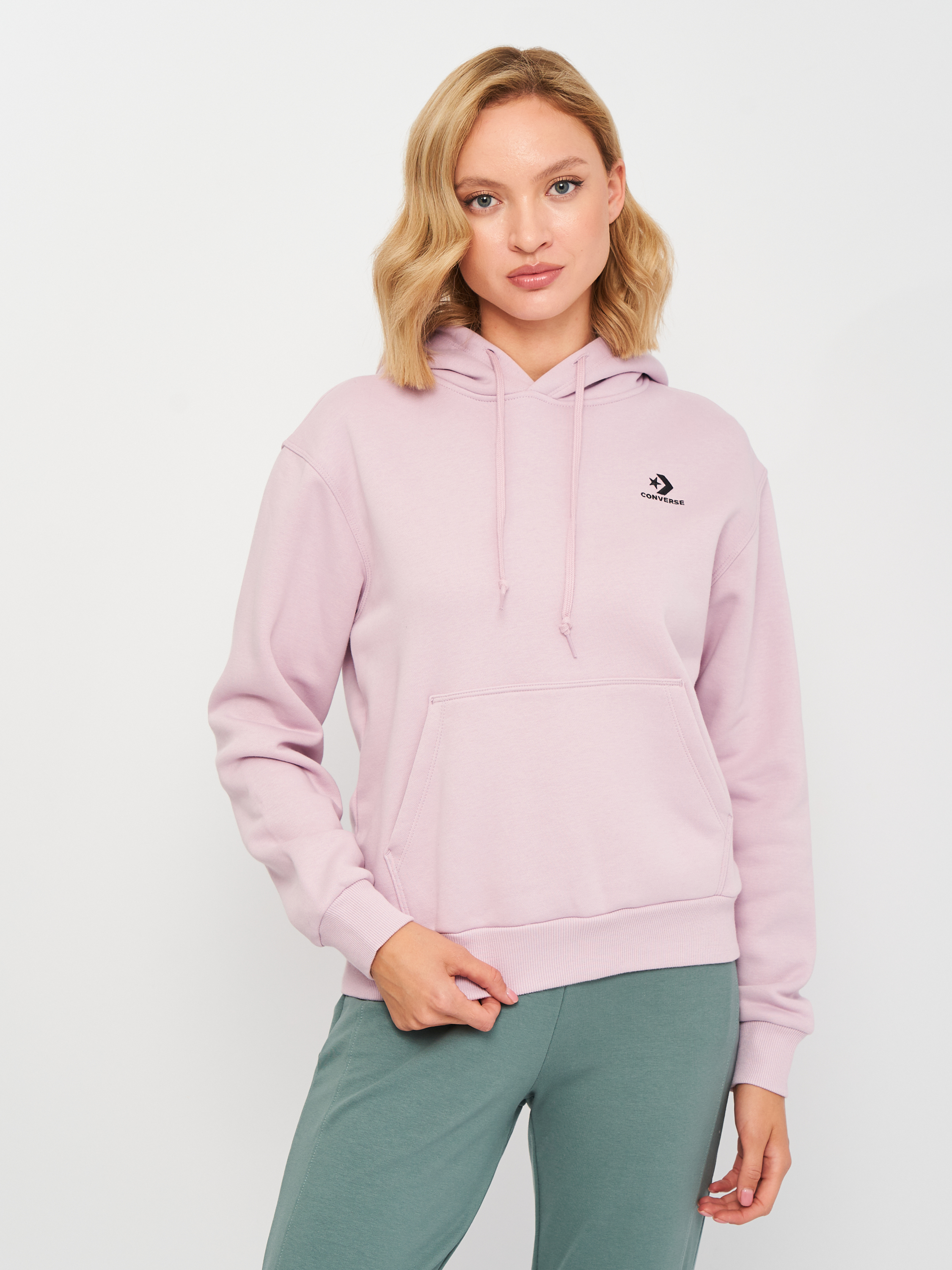 

Худи Converse Womens Embroidered Star Chevron Pullover Hoodie Bb 10020872-530 M Himalayan Salt