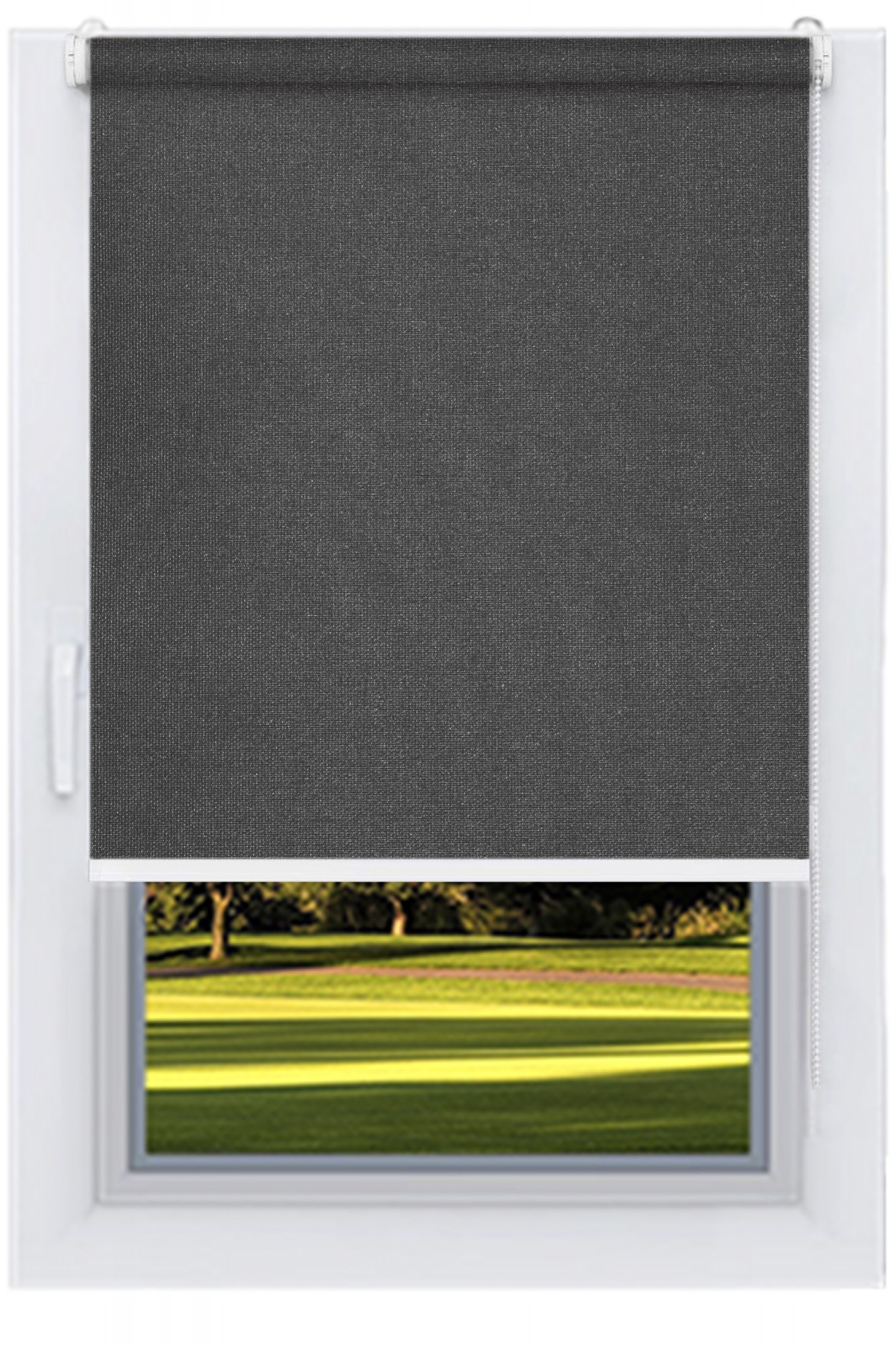 

Ролета тканевая DECOLUX 48х200 ЛЮМІНІС Чорный вал 19