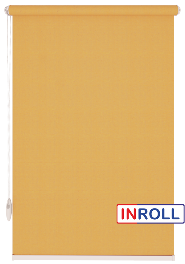 

Ролета тканевая INROLL Есо-Mini 112,5х185 см Camila Горчичный A631