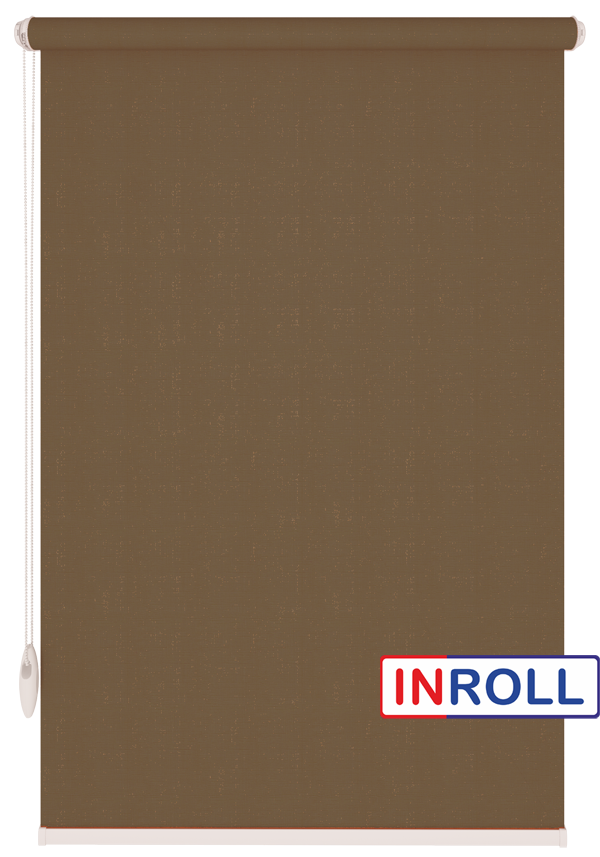 

Ролета тканевая INROLL Есо-Mini 107,5х185 см BO Berlin Коричневый 301 Silver