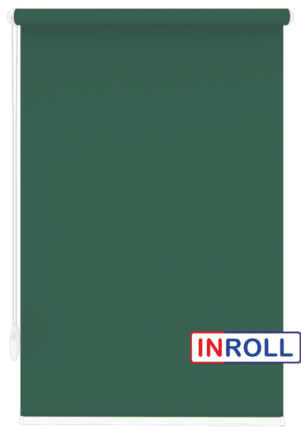 

Ролета тканевая INROLL Есо-Mini 112,5х185 см Camila Темно-зеленый A625