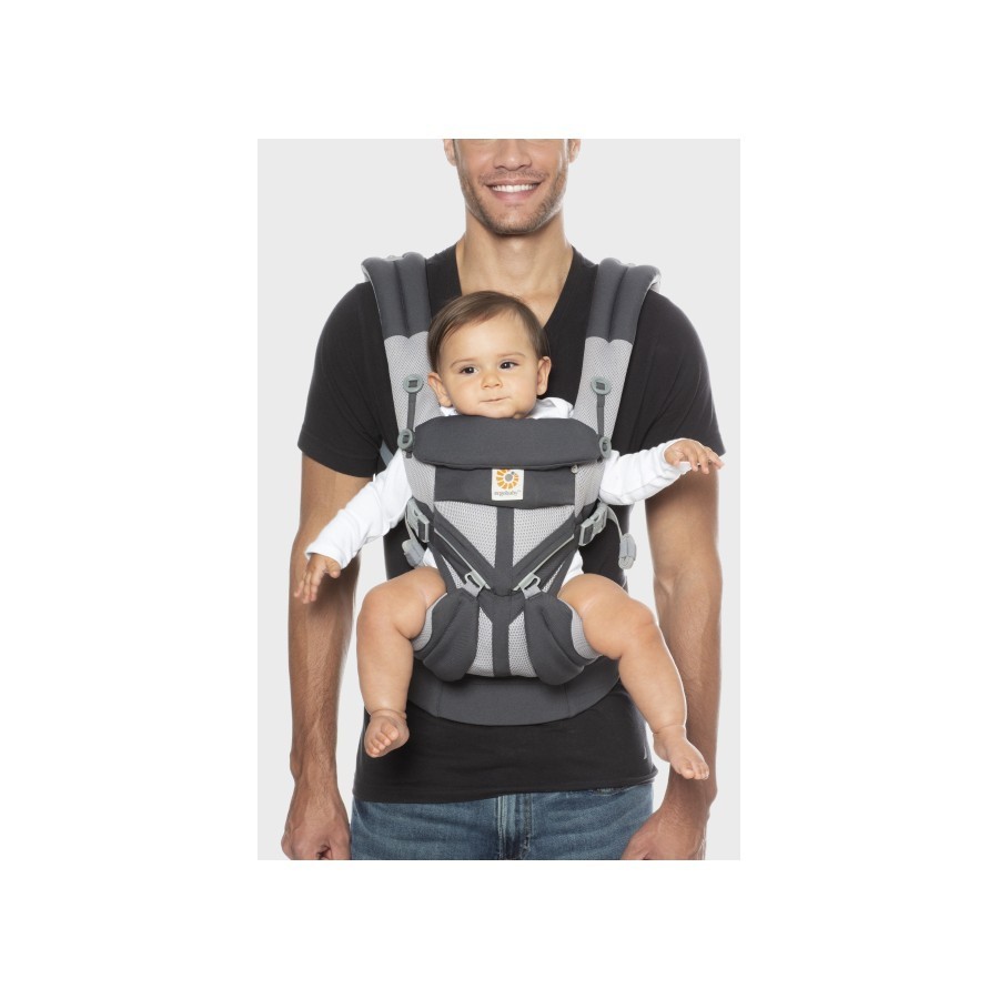 

Эрго рюкзак Ergobaby Omni Mesh 360 - Карбон с рождения с вентилируемой спинкой
