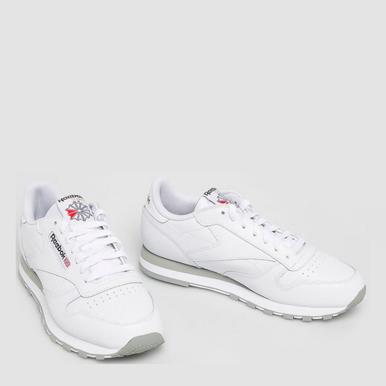 ROZETKA ᐈ Кроссовки Reebok Cl Lthr 2214 42 (9) 27 см Int-White/Lt. Grey  (54871722226) cumpără în Chișinău, preț în Moldova. Кроссовки Reebok Cl  Lthr 2214 42 (9) 27 см Int-White/Lt. Grey (54871722226): review, descriere,  vânzarea.