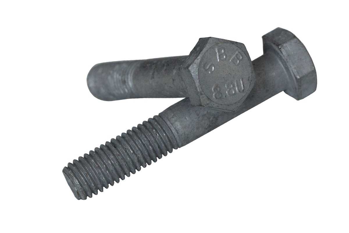 

Болт DIN 931 M24x240 8,8 цинк гарячий, 1 шт.