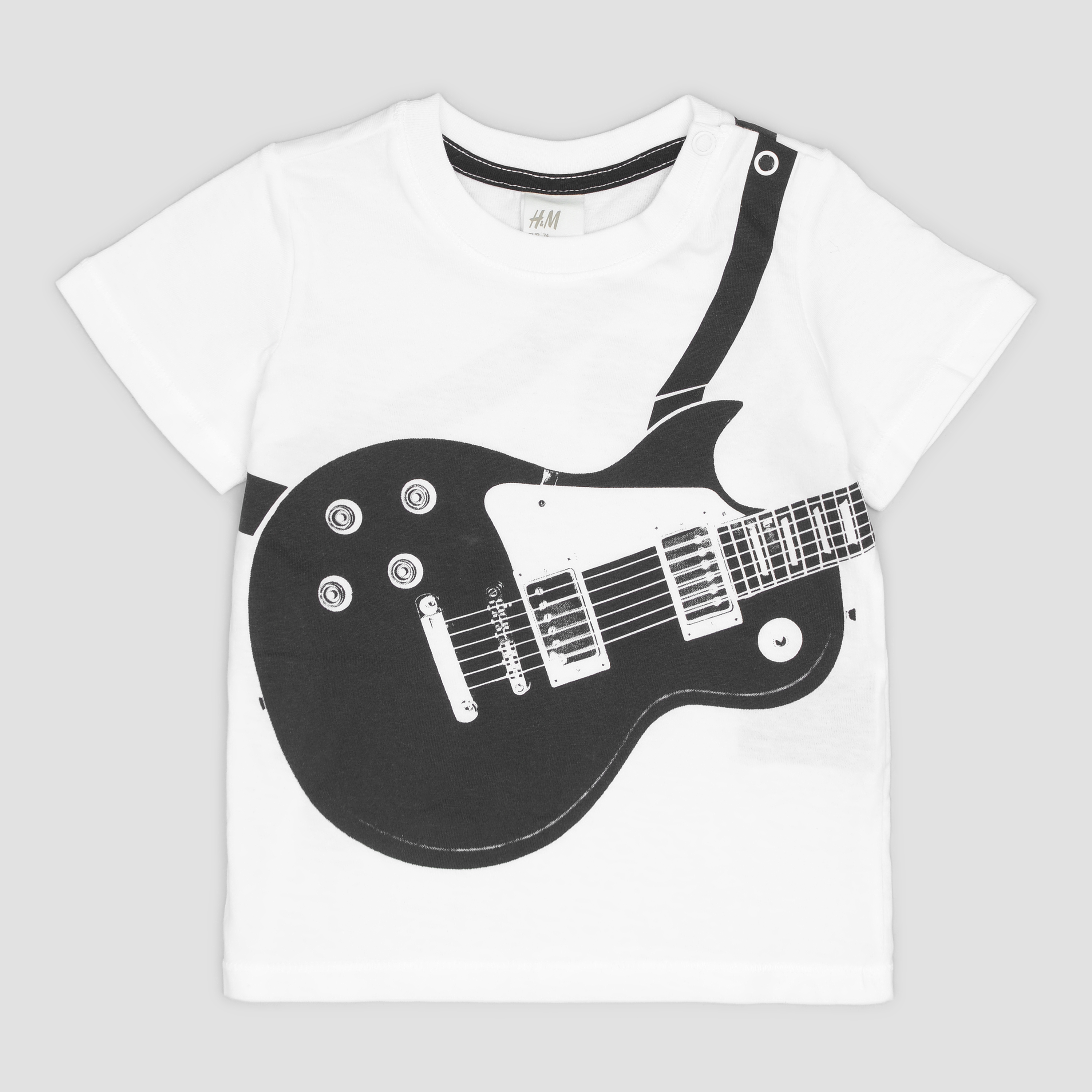 

Футболка H&M 2687341 74 см Белая