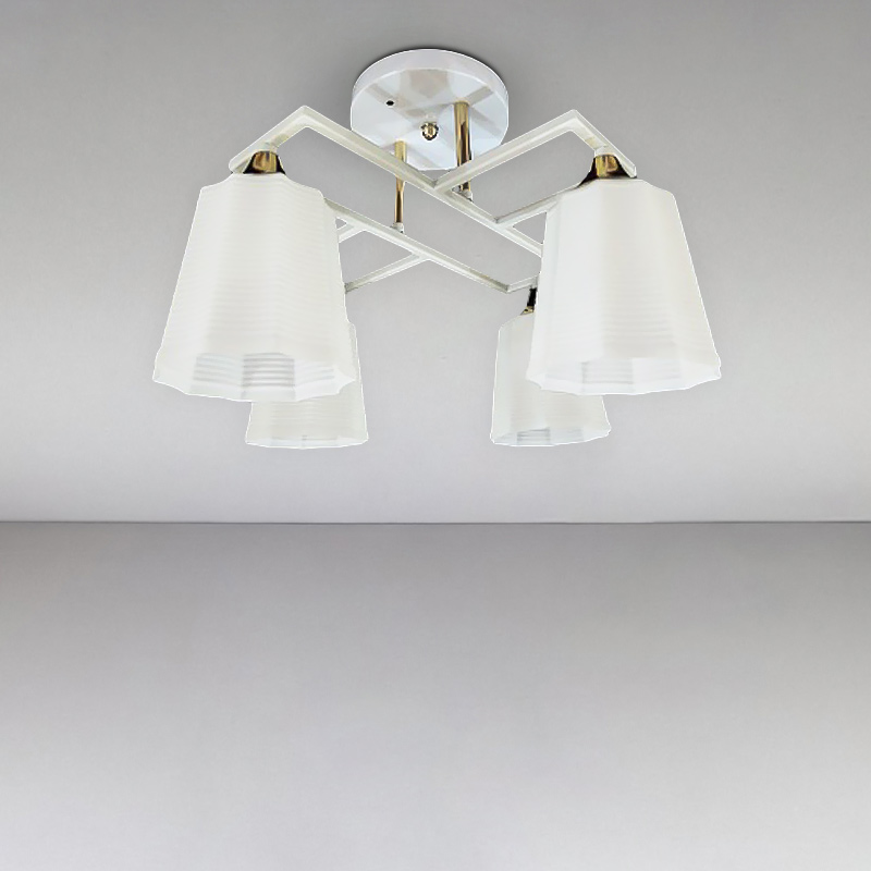 

Люстра стельова Light House SRS-16247/4 білий + золото