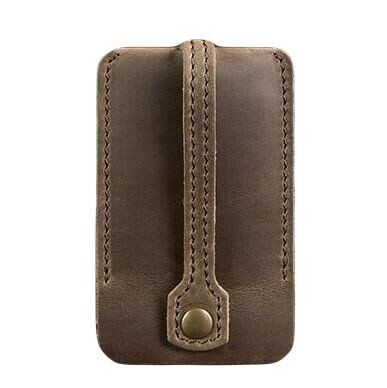 

Ключница из кожи BlankNote 1.0 графит-клубника