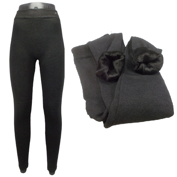 

Бесшовные лосины на меху Jujube J579 L-6XL темно-серые