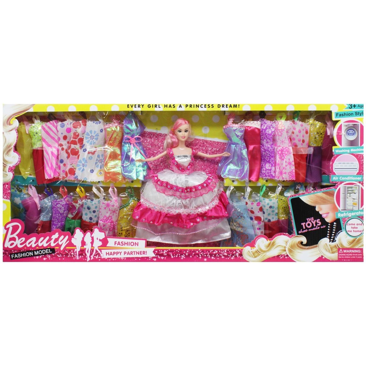 

Кукла с гардеробом "Fashion model" (662-1)