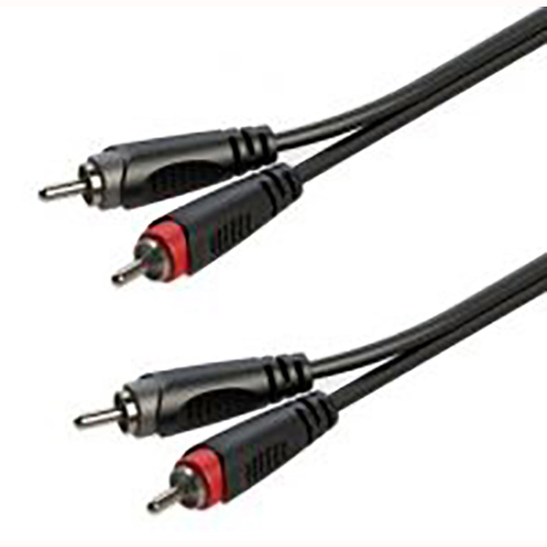 

Готовый аудиокабель Roxtone RACC130L6, RCA - RCA, 2х1x0.14, 6 м