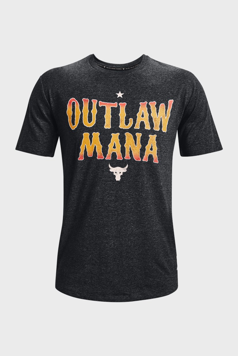 

Мужская темно-серая футболка UA Project Rock Outlaw SS Under Armour  1369138-001, Мужская темно-серая футболка UA Project Rock Outlaw SS Under Armour XL 1369138-001