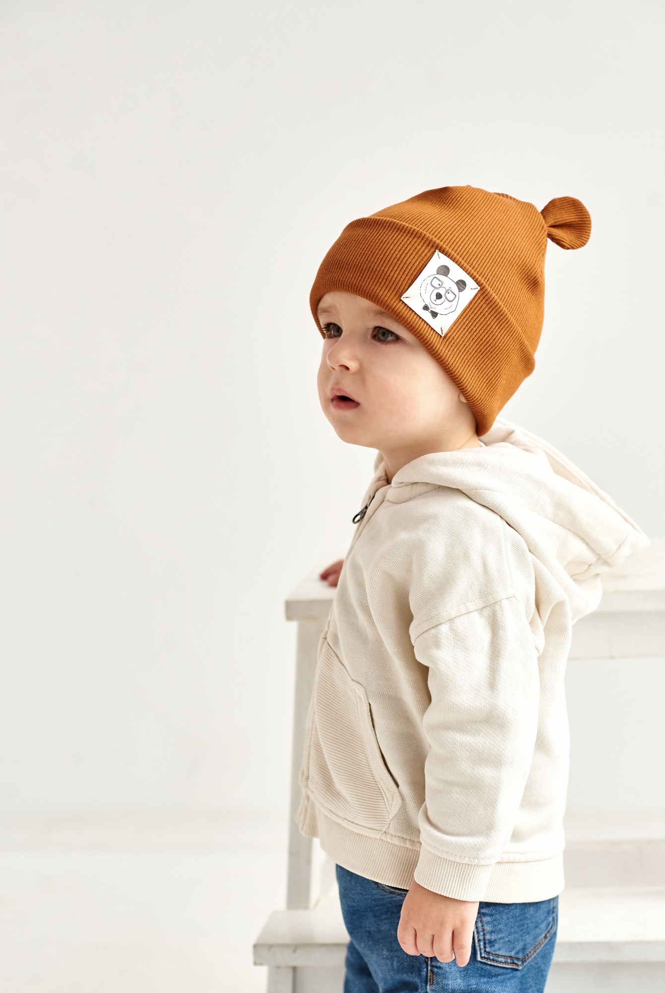 

Дитяча весняна шапочка для хлопчика DEMBOHOUSE "Мехмед"  коричневий, Дитяча весняна шапочка для хлопчика DEMBOHOUSE "Мехмед" 44 коричневий