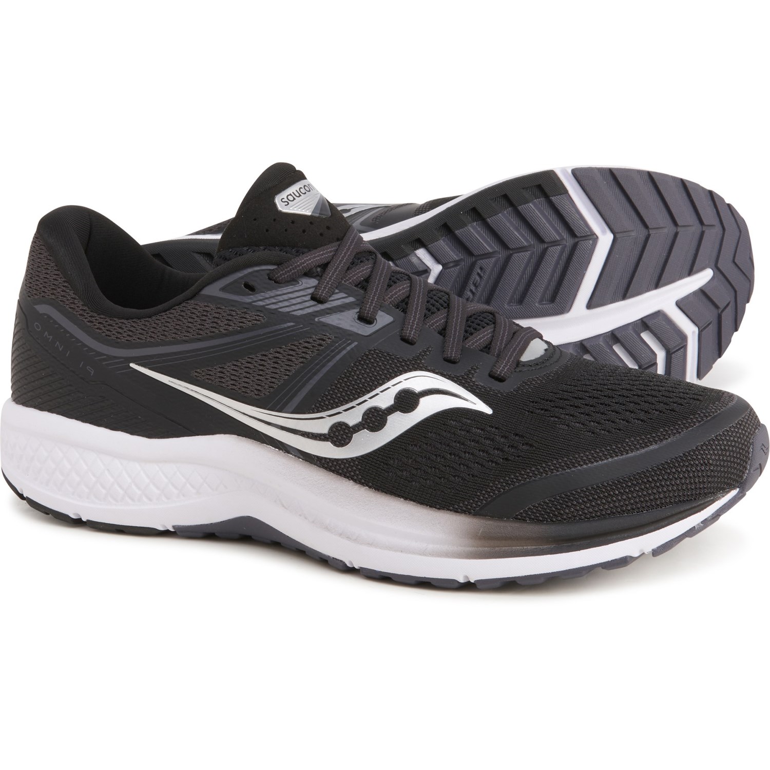 

Кроссовки Saucony Omni 19 Running Black/White, 47 (305 мм)