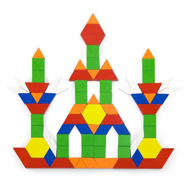 

Деревянный игровой набор Viga Toys Цветная мозаика, 250 эл. (SKU-50065) 22 x 20 x 22 см