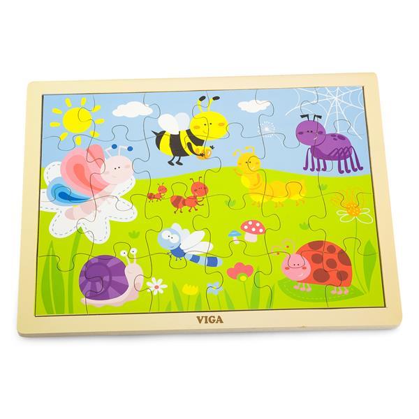 

Деревянный пазл Viga Toys Парк, 24 эл. (SKU-50199) 30 x 1 x 27 см