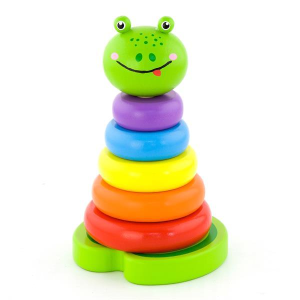 

Деревянная пирамидка Viga Toys Лягушка (SKU-50258) 20 x 12 x 12 см