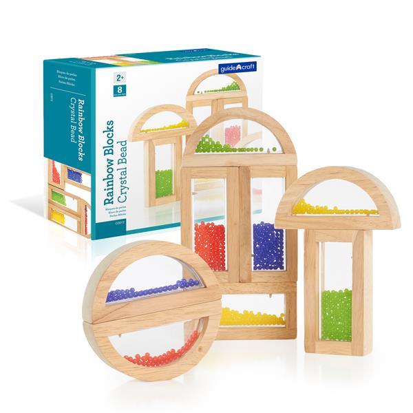 

Игровой набор блоков Guidecraft Block Play Бусины, 14 см, 8 шт. (SKU-G3012) 23 x 23 x 8 см