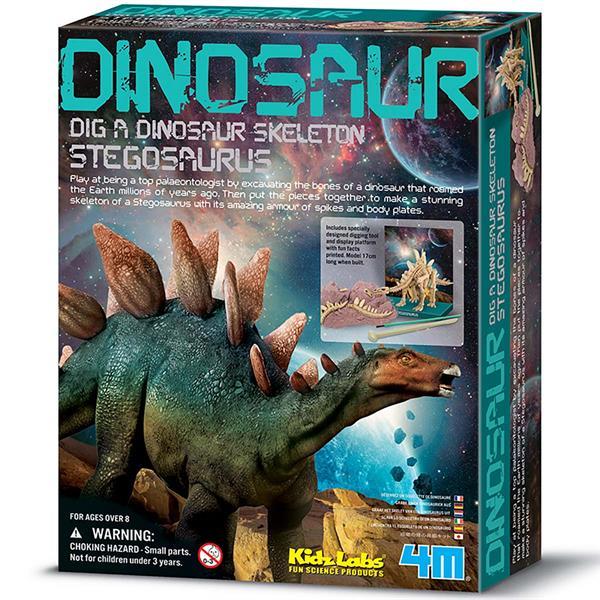 

Набор для раскопок 4M Скелет стегозавра (SKU-00-03229) 22 x 17 x 6 см